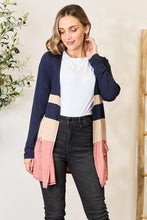 Load image into Gallery viewer, E. Luna Color Block Open Cardigan Duster USA 🇺🇸  Women&#39;s Casual Clothing
