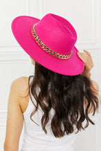 Load image into Gallery viewer, Fame Keep Your Promise Fedora Hat in Pink
