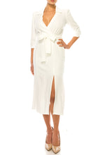 Load image into Gallery viewer, Maison Tara Ivory Split Midi Sizes 12, 14, &amp; 16 Remaining
