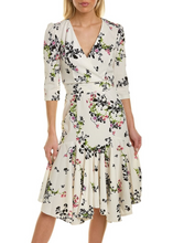 Load image into Gallery viewer, Maison Tara Belted Floral Faux Wrap Day Dress
