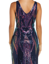 Load image into Gallery viewer, Nightway Apparel Aurora Sequin Formal Gown
