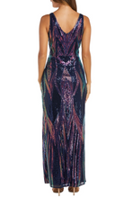 Load image into Gallery viewer, Nightway Apparel Aurora Sequin Formal Gown

