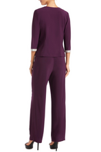 Load image into Gallery viewer, Price Drop! RM Richards Sharp &amp; Lovely 3PC PLUM Pants Set Formal Party Cocktail
