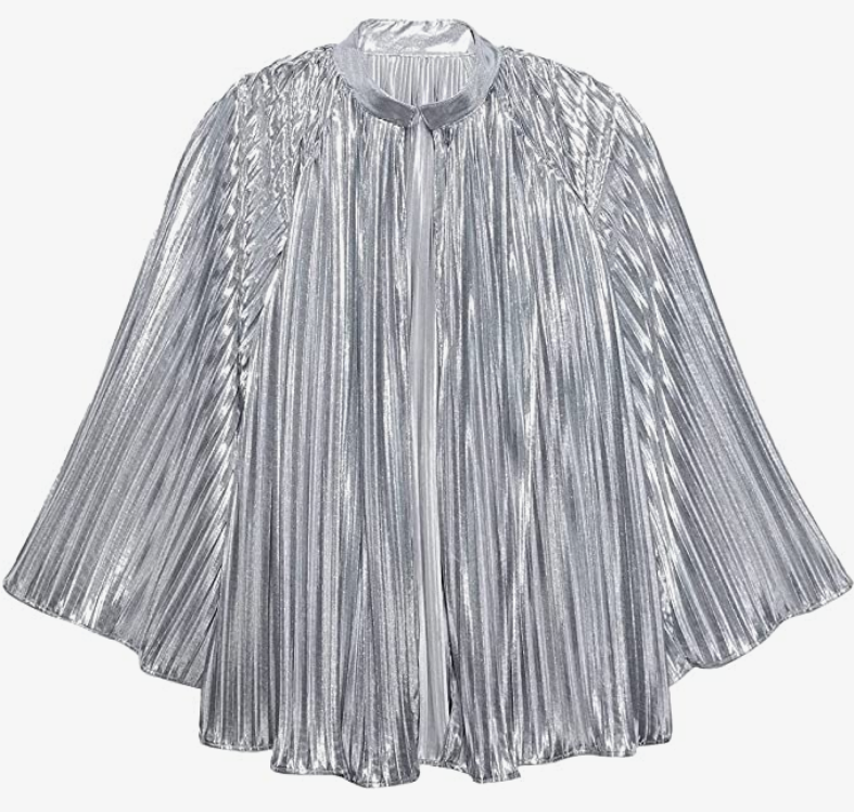 silver sheen bed jacket xs/sm